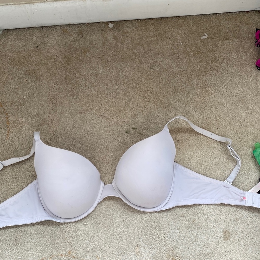 Pink push-up bra